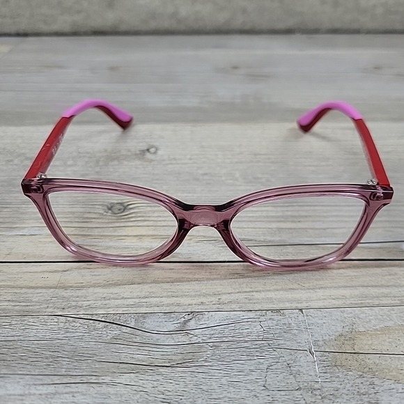 Ray-Ban Kids  RB1586 3777 Eyeglasses Clear Pink Red‎ 47-16-130 FRAMES ONLY - Picture 2 of 12